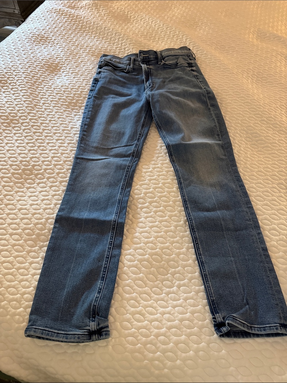 MOTHER Women's Blue Skinny Jeans